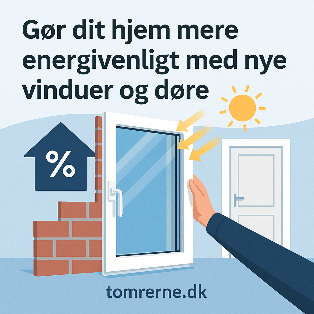Gør dit hjem mere energivenligt med nye vinduer og døre