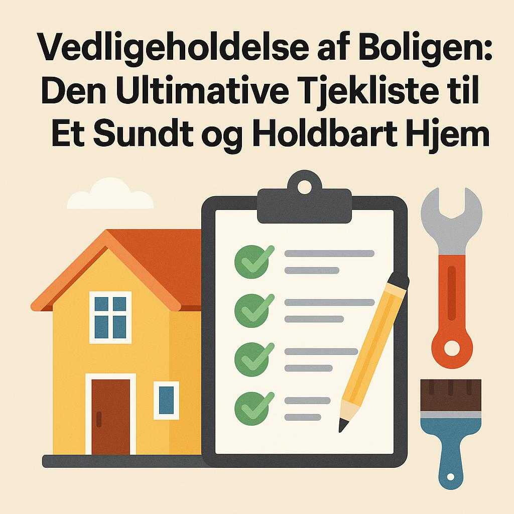 Vedligeholdelse af Boligen: Den Ultimative Tjekliste til Et Sundt og Holdbart Hjem
