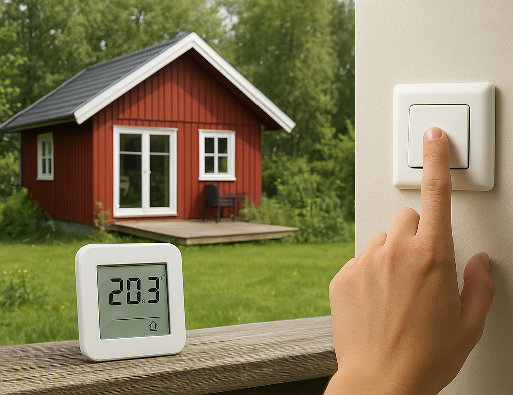 Sådan sparer du energi i dit sommerhus året rundt